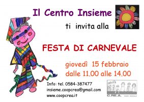 Festa di Carnevale al CDD Insieme di Viareggio
