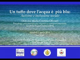 Un tuffo dove l’acqua è più blu: incontro su autismo e inclusione sociale
