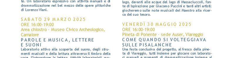 Giocando si impara: un progetto di Welfare culturale