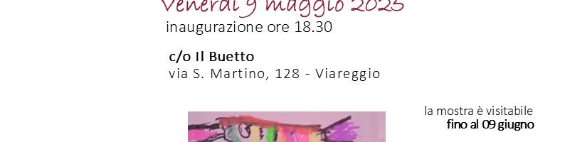Fluttuante: mostra di pittura per il CDD Giocoraggio