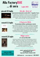 Rassegna di Teatro alla Factory DUE
